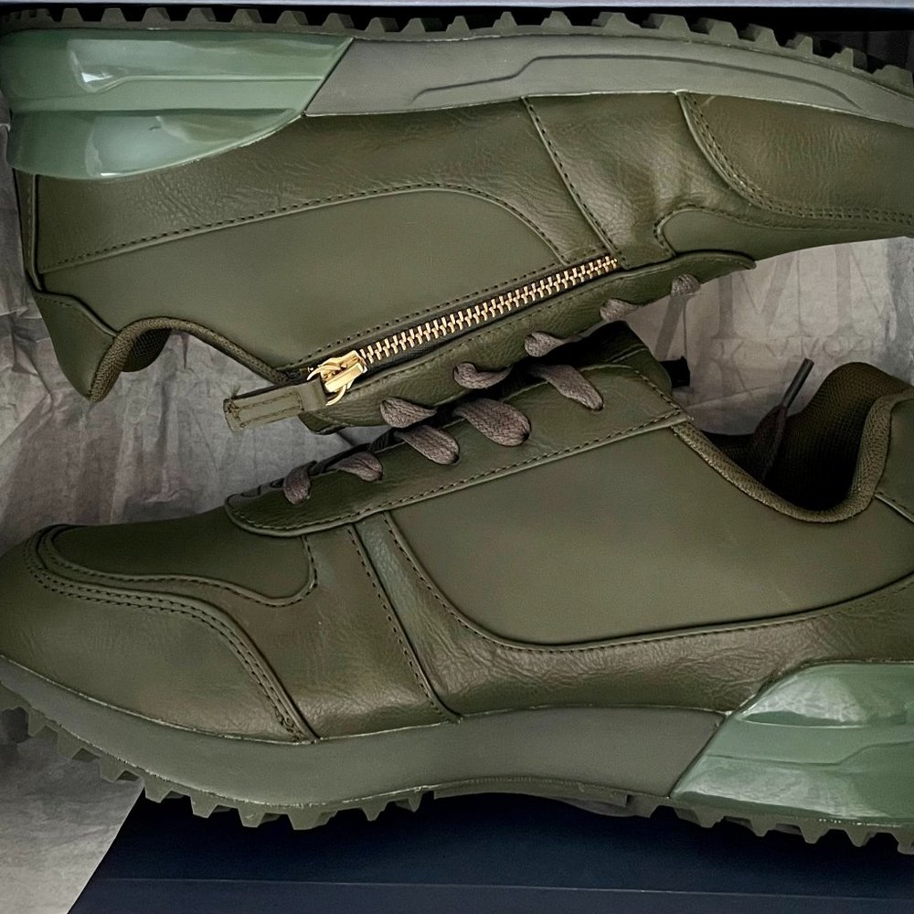 Mazino Designer Shoes - Green - Mens size 11